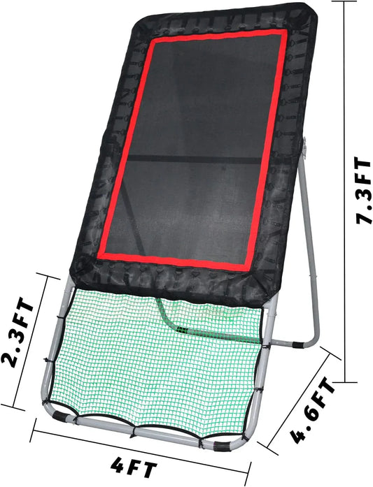Kapler Lacrosse Rebounder,Folding Lacrosse Throwback Rebounde Rebound Target | 4x6FT Size - Kapler Sports
