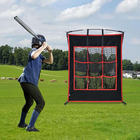 Kapler 9 hole Baseball Net for Pitching 4X3