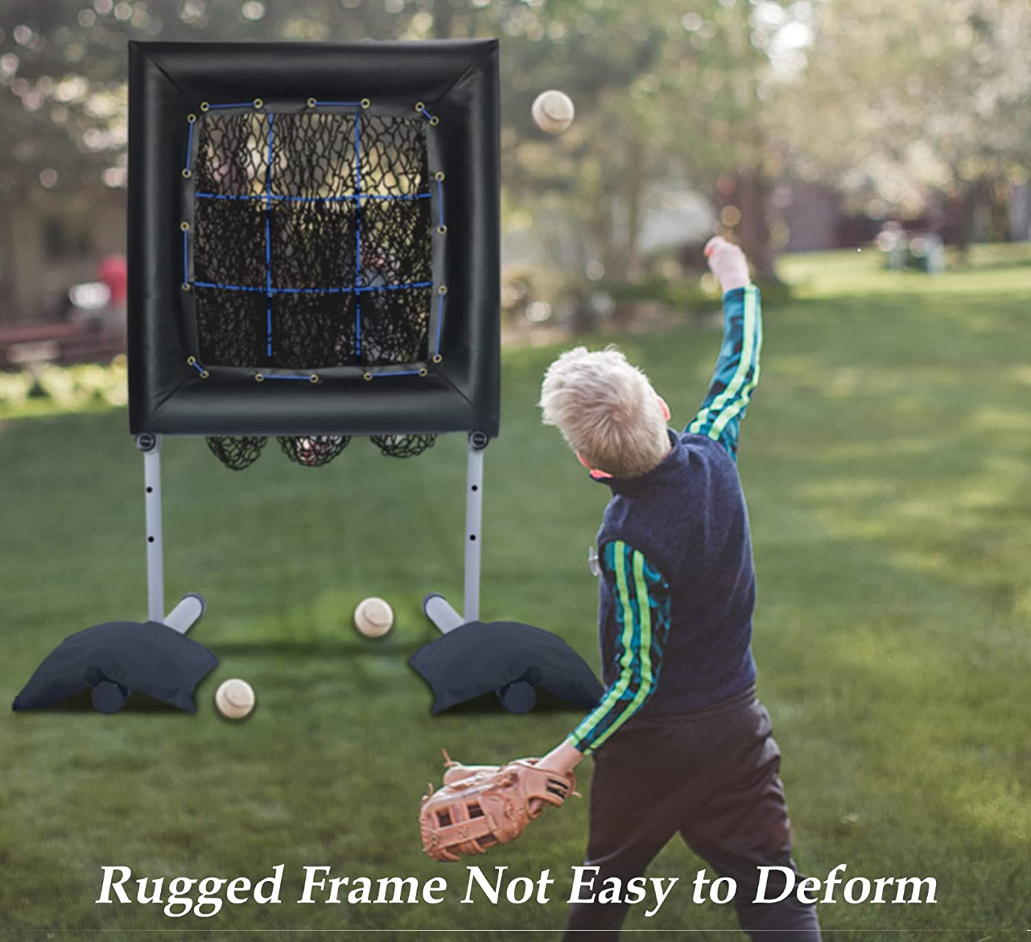 Kapler Baseball Pocket Net/ 9 Targe 4x2.5ft