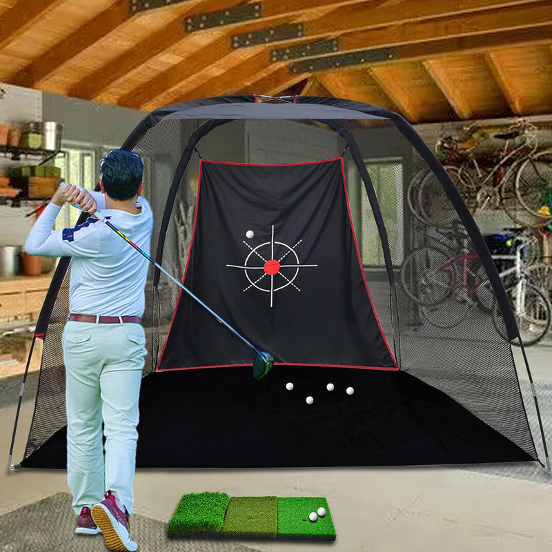 Kapler Portable Golf Net for Hitting Driving Golf Practice Nets 8x6FT