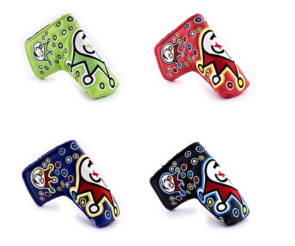 Funny Clowns Pattern Golf Putter Head Cover