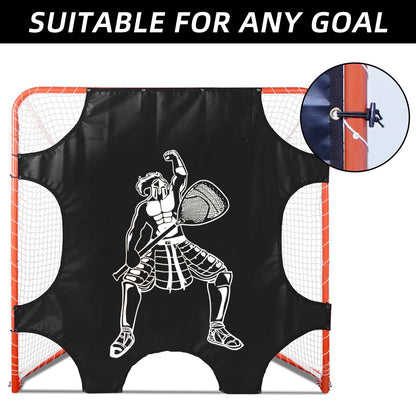 Kapler 6x6FT Lacrosse Goal Targets - Corner Shooting Practice Nets for Standard Size Goals - Precision Training Aid