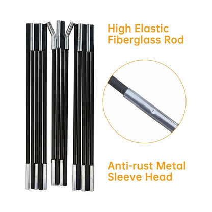 Kapler Golf Replacement Curved Poles 10x7x6 12X7X6.6