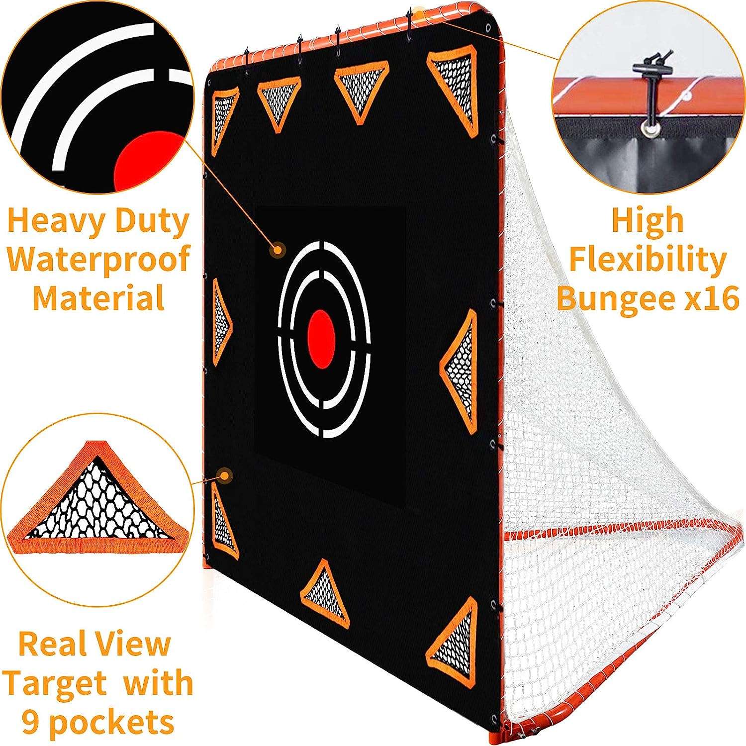 Kapler Portable Lacrosse Goal 6X6ft