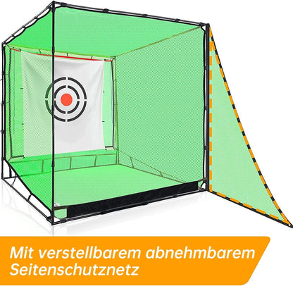 Golf net practice cage, Golf practice nets, Golf batting cage, Practice net, with target