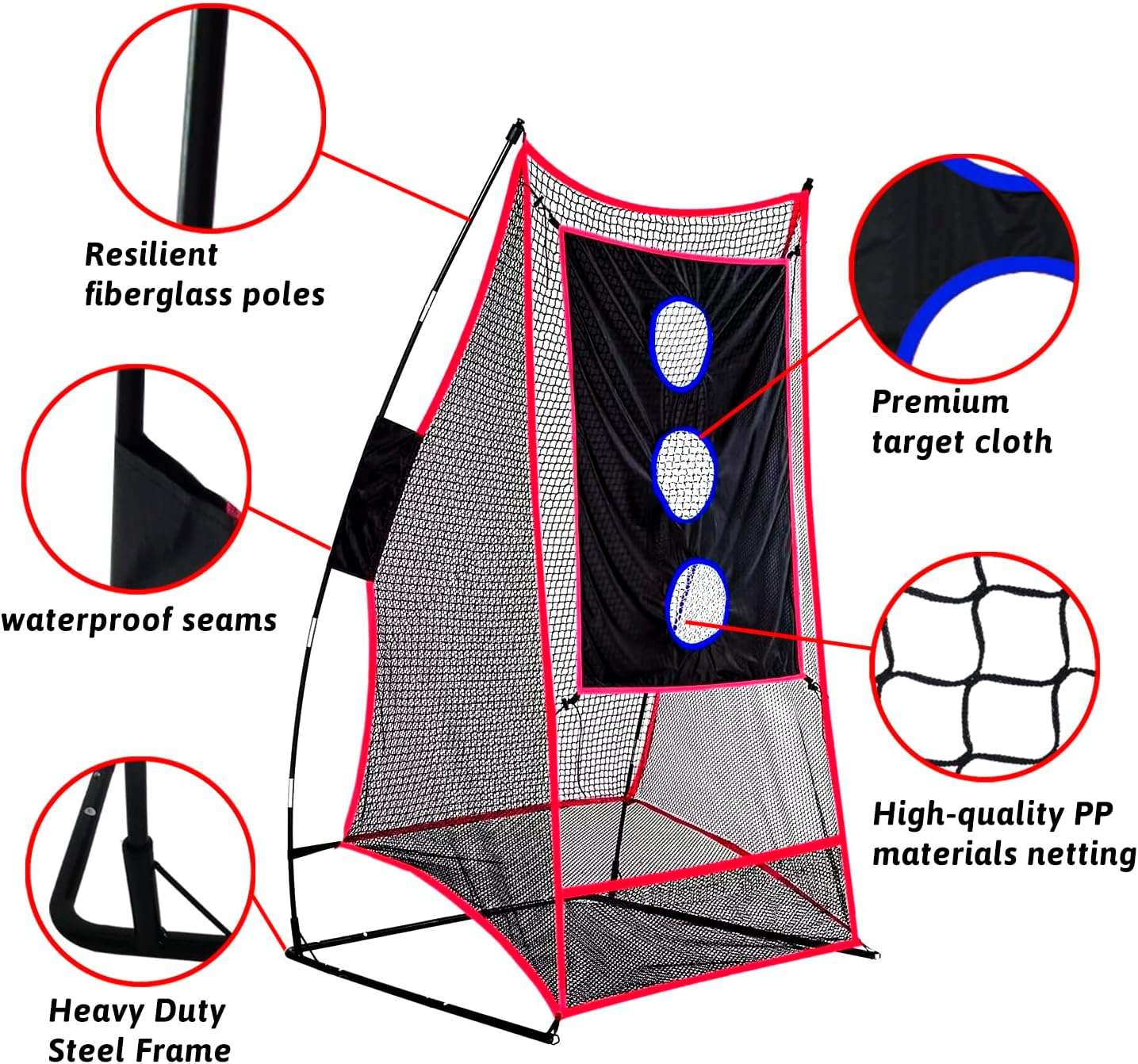 Kapler Football Kicking Throwing Net 3x6
