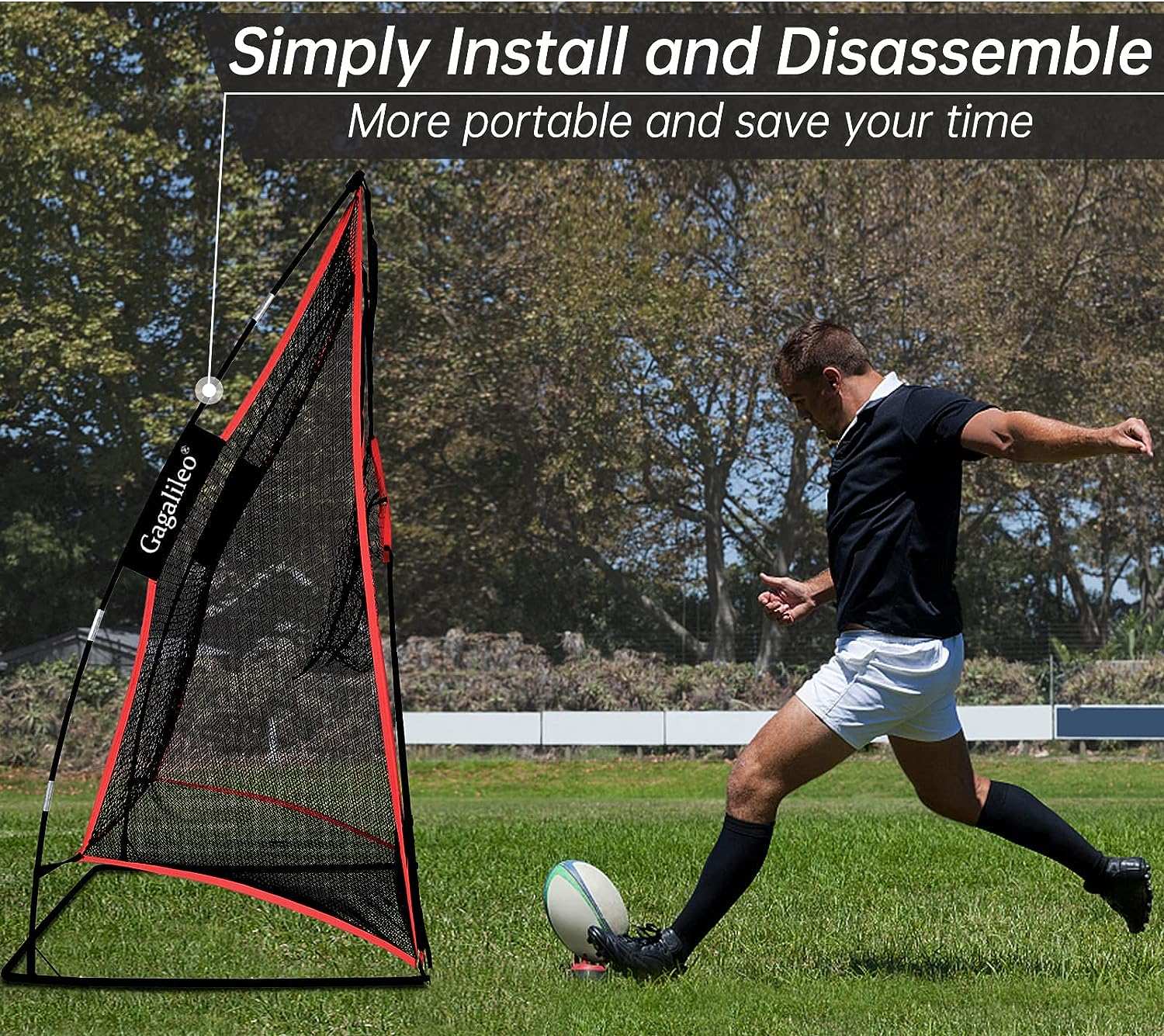 Kapler Football Throwing Net 6x3ft