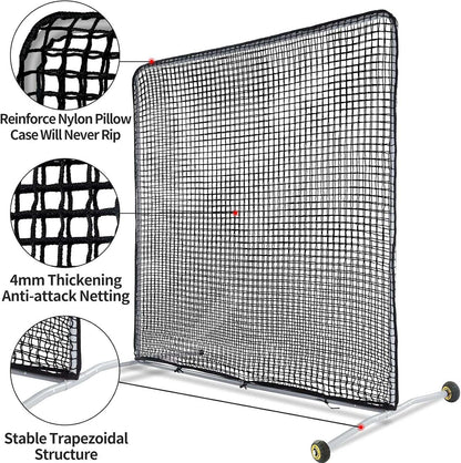 Kapler Baseball replacement Pitching Screen Protective Net 7x7Ft