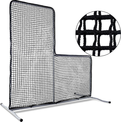 Kapler L Replacement Baseball Pitching Protective Screen 7X7FT (Black)