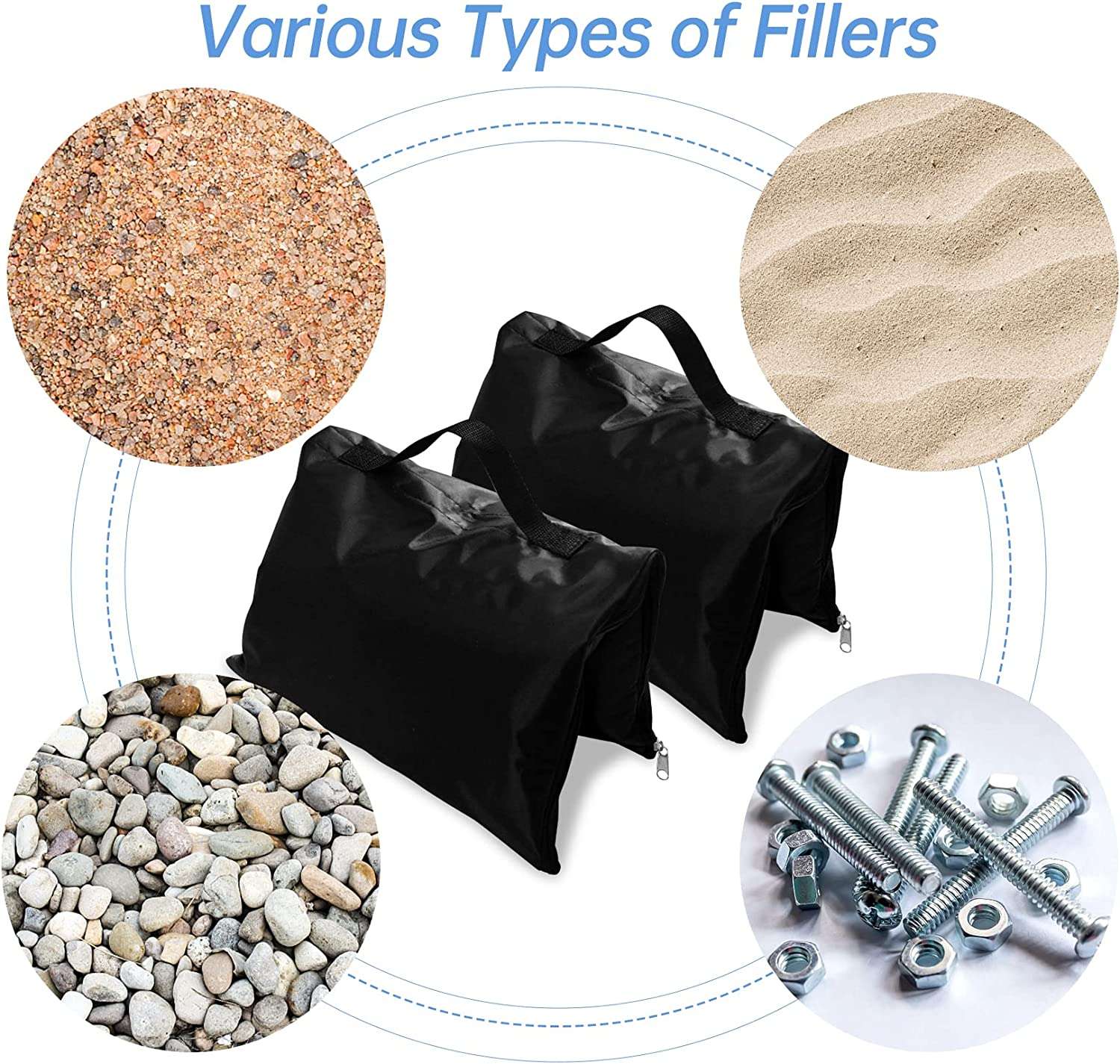 Kapler Football Portable Net Sandbags