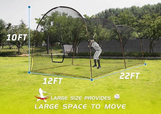 221210Baseball Softball Batting Cage / HeavyLarge Batting Cages - Kapler Sports