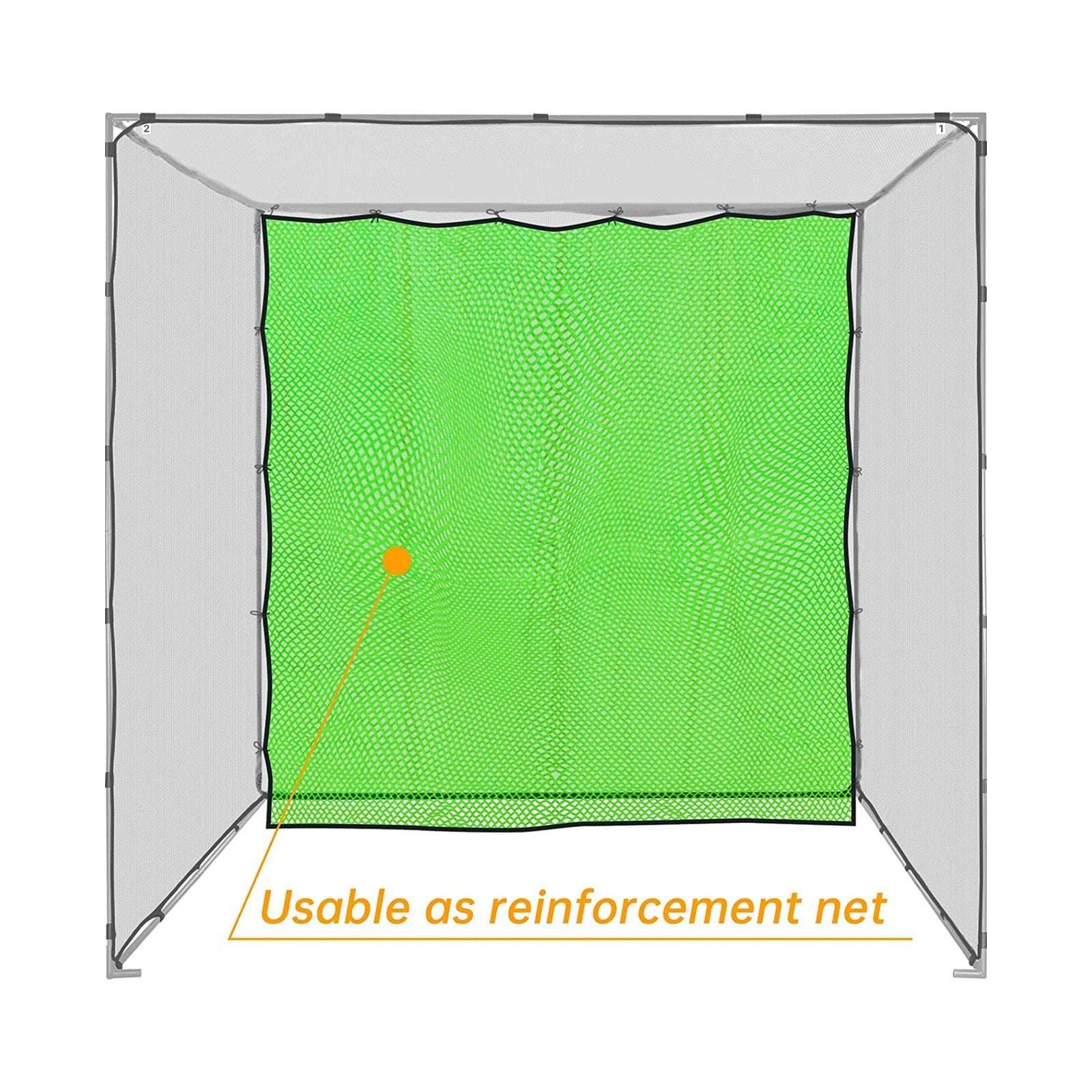 Kapler Golf Cage Replacement Net 40x10ft