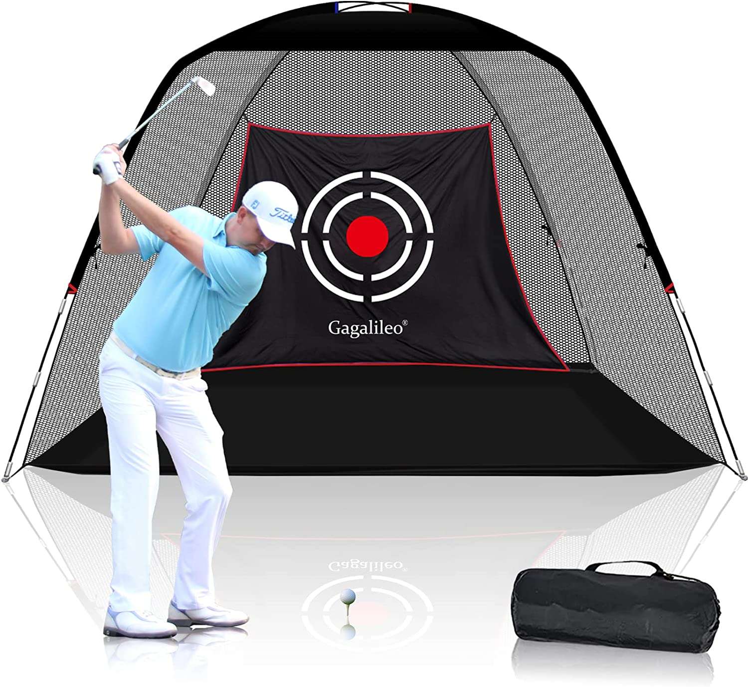 Kapler Golf Net 12'x7'x6.6' C Backyard & Indoor Driving Practice Net