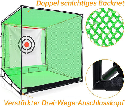 Golf net practice cage, Golf practice nets, Golf batting cage, Practice net, with target