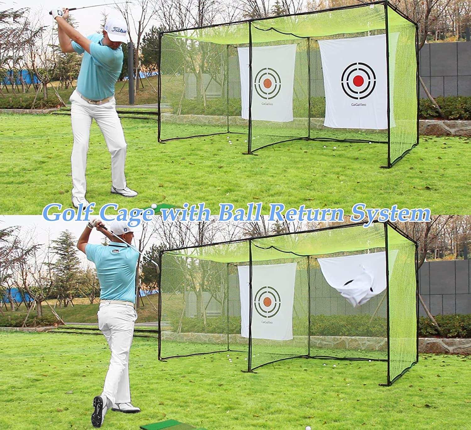 Kapler Swing Training Golf Cage 14x7X7ft - Kapler Sports