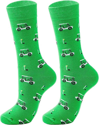 American Trends Golf Socks for Men Funny Sock Golf Gifts for Golfer Accessories for Men Novelty Socks