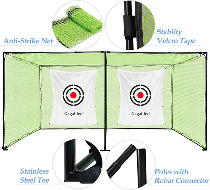 Kapler Swing Training Golf Cage 14x7X7ft
