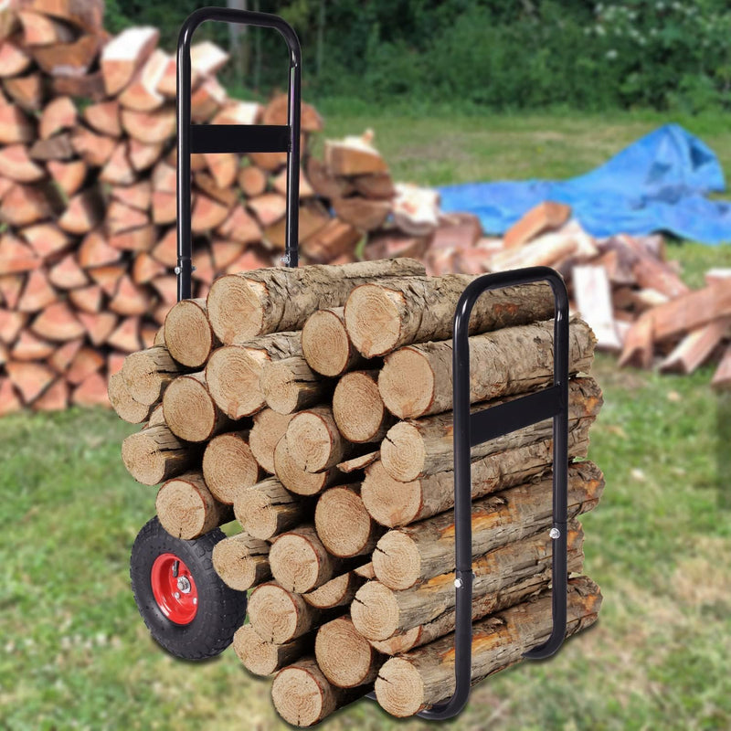 Kapler Firewood Log Cart Carrier Firewood Hauler