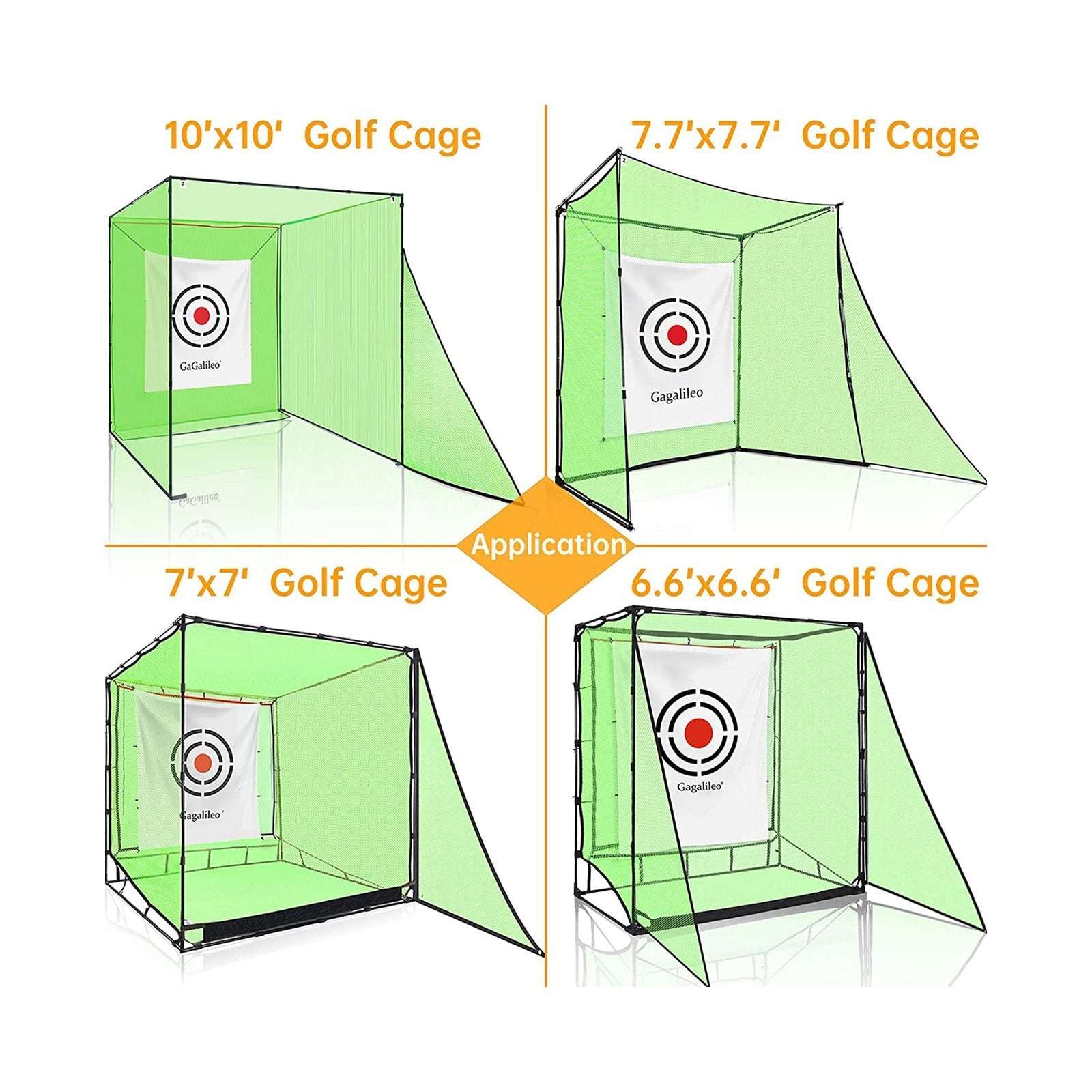 Kapler Golf Cage Triangle Net