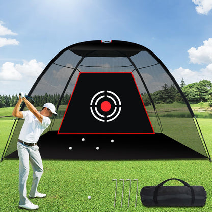 Kapler Golf Hitting Net 12X7ft with Carry Bag & Target