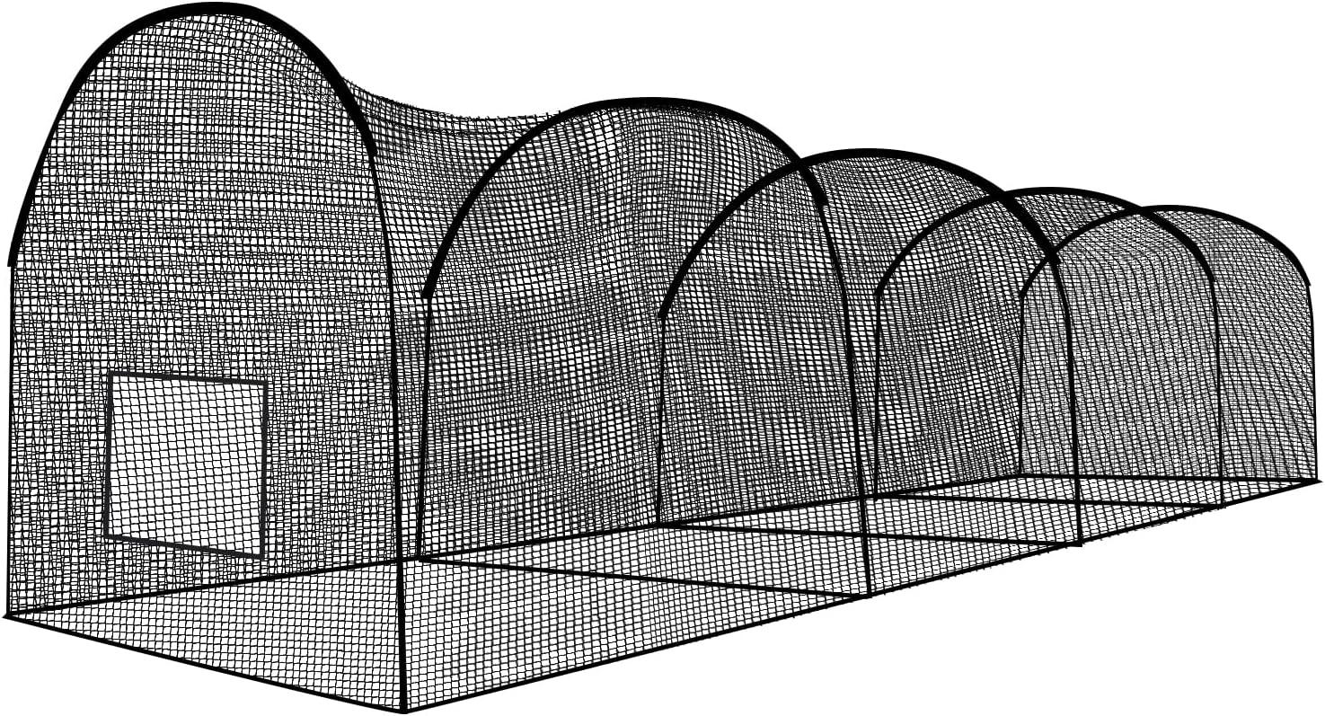 Kapler Baseball and Softball Batting Cage Net 44x12x10FTNet Only - Kapler Sports