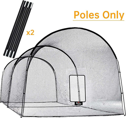 Kapler Replacement softball Rods 22x12x10ft
