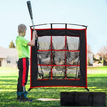 9 Hole Target Baseball pitching Net 48X 48