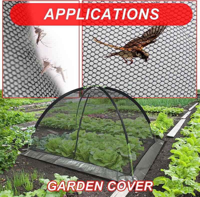 Kapler 10x8 FT Pond Cover Net vegetable plot Cover Net with Storage Bag