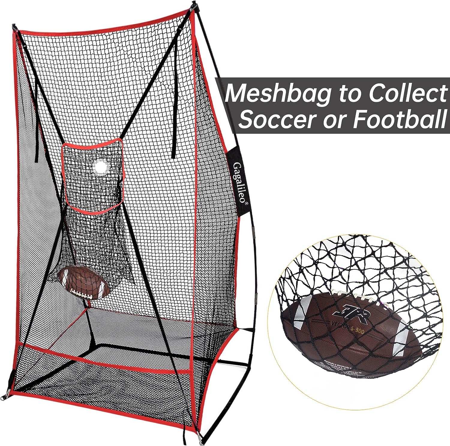 Kapler Football Throwing Net 6x3ft