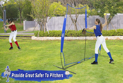 7X7ft Barrier L Screen Baseball Pitching Screen -CAD