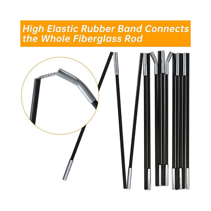 Kapler Golf Replacement Curved Poles 10x7x6 12X7X6.6