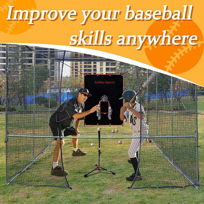 Kapler Baseball Pitching Cage 16X10X8ft