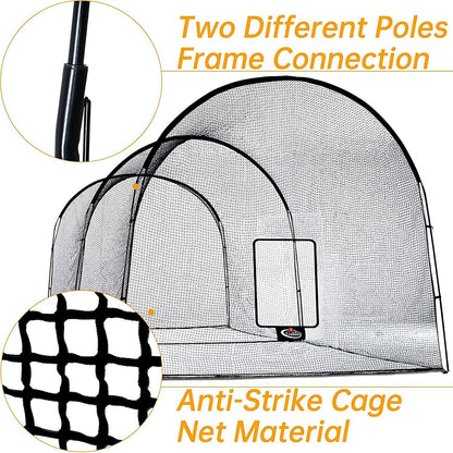 Kapler Baseball Batting Cage 22X12X10