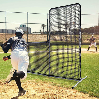 Kapler L Replacement Baseball Pitching Protective Screen 7X7FT (Black)