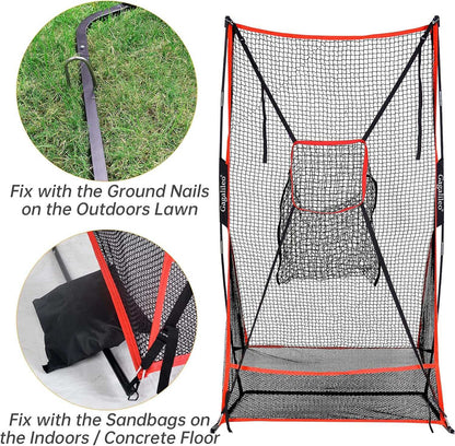 Kapler Football Throwing Net 6x3ft
