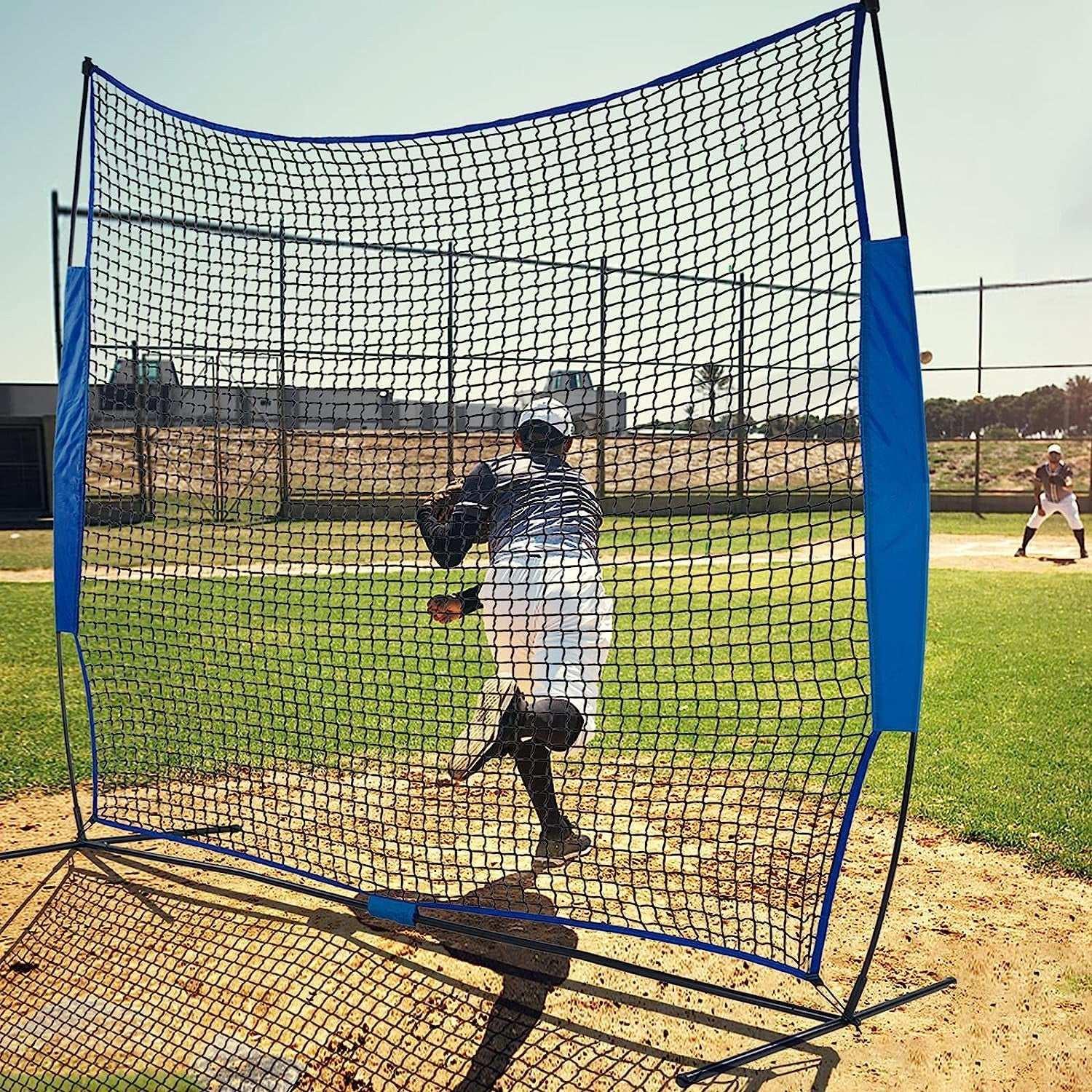 Kapler Protective Pitching Screen for Baseball Softball Football Lacrosse Soccer 7X7ft - Kapler Sports