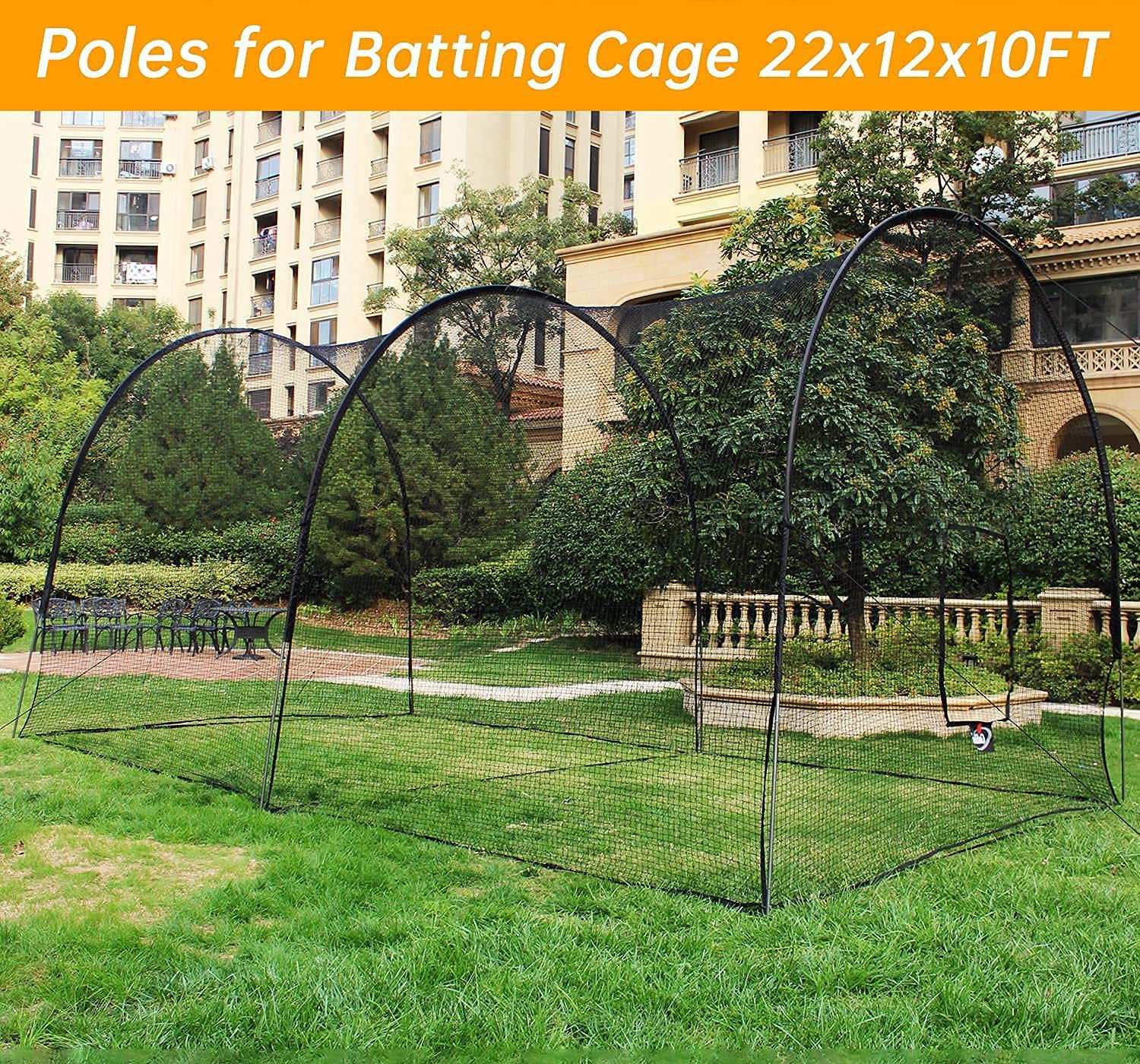 Kapler Replacement softball Rods 22x12x10ft