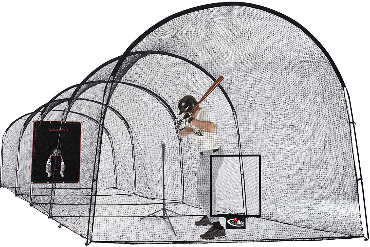 Kapler Batting Cage Baseball Net 44X12X10ft