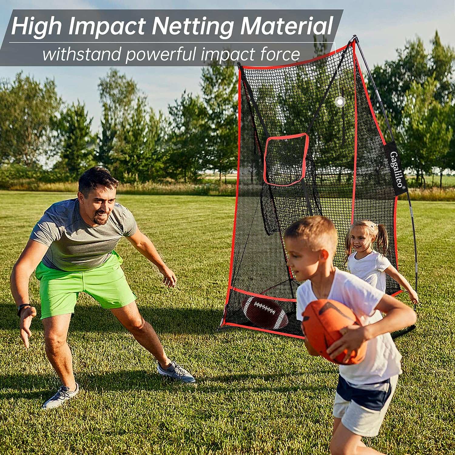 Kapler Football Throwing Net 6x3ft