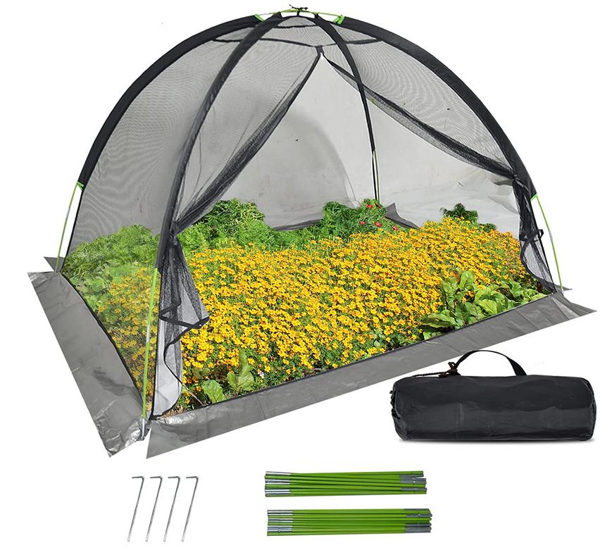 Kapler14x11 FT Pond Cover Net vegetable plot Cover Net with Storage Bag