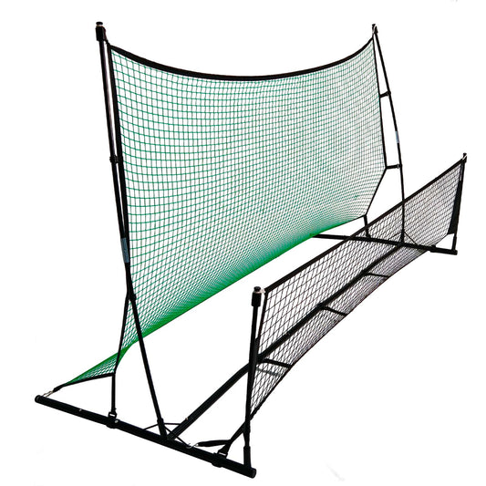 Portable Soccer Rebounder Net - Professional Football Training Equipment with Carry Bag | Solo & Team Practice for Passing, Volley & Shooting | Durable Iron Frame Construction 6X4 7X7FT