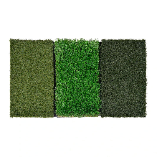 Kapler Golf Putting Mats Golf Turf Grass Mat 3-in-1 Golf Training with Adjustable Tees Equipment | 25''x16''