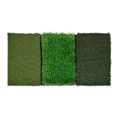 Kapler Golf Putting Mats Golf Turf Grass Mat 3-in-1 Golf Training with Adjustable Tees Equipment | 24''x12''
