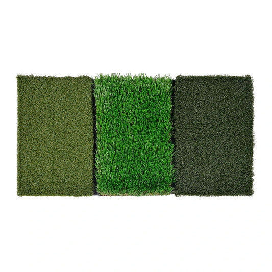 Kapler Golf Putting Mats Golf Turf Grass Mat 3-in-1 Golf Training with Adjustable Tees Equipment | 24''x12''