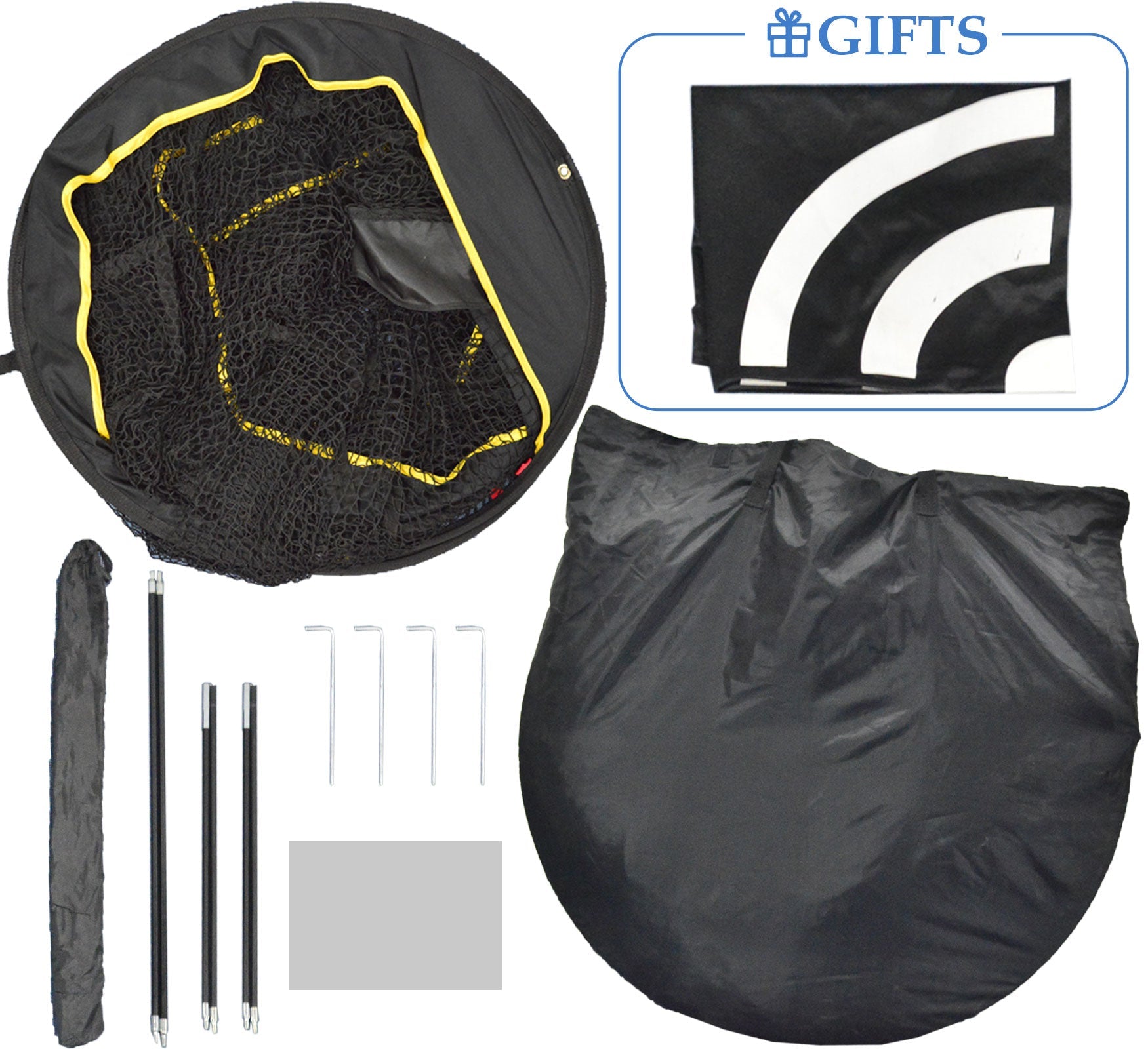 Golf Practice Hitting Nets for Backyard 6 x6 x3