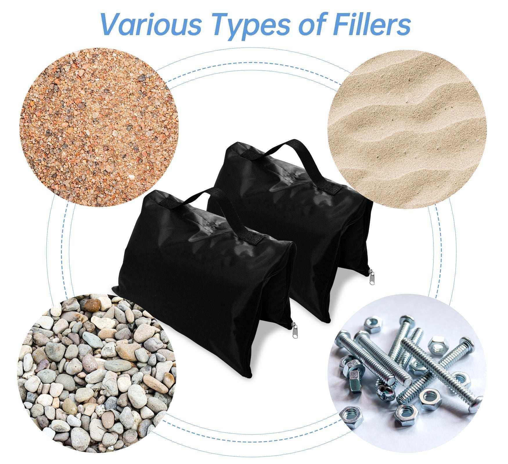 Kapler net sandbag, weight-stable sandbag, weight-stable, can hold up to 12 pounds, Lacrosse,Badminton and Baseball Net goal (includes sand, not included) - Kapler Sports