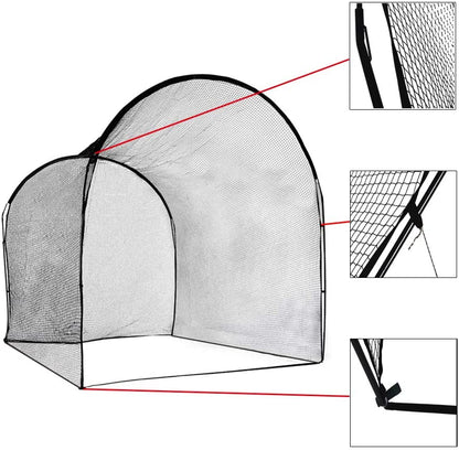 Kapler Baseball Batting Cage 13x10x10ft
