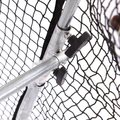 Baseball Softball Batting Cage with Wheels Rolling, Portable to Move| 16.4'X10'X8' | Kapler Sports-JP