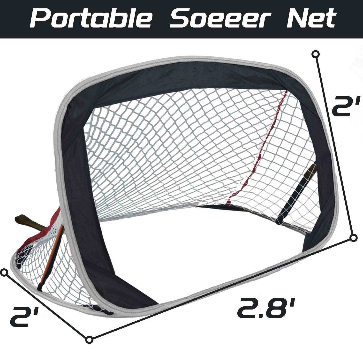 Kapler Soccer Goal 2X3X2