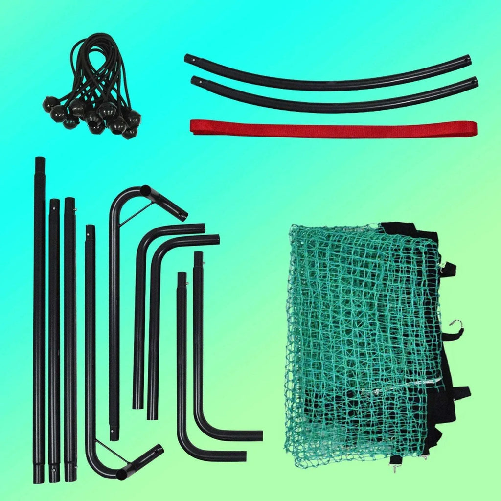 Multi-Sport Rebounder Net C Baseball, Softball, Volleyball & Lacrosse Trainer for Solo Practice, Fielding & Drills - Kapler Sports